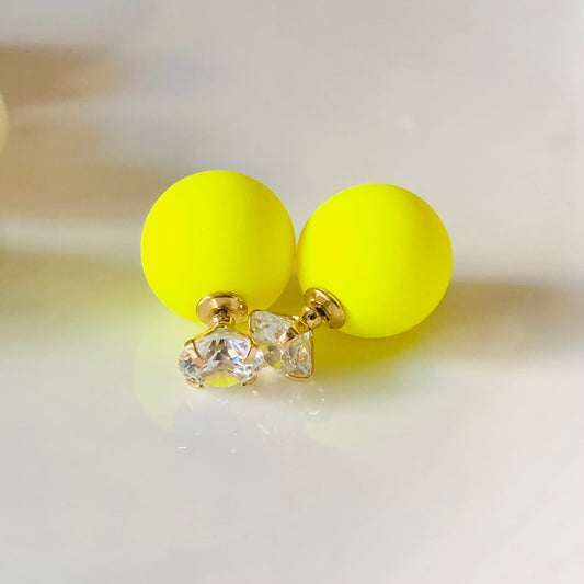 Double Sided Earring (Neon love)