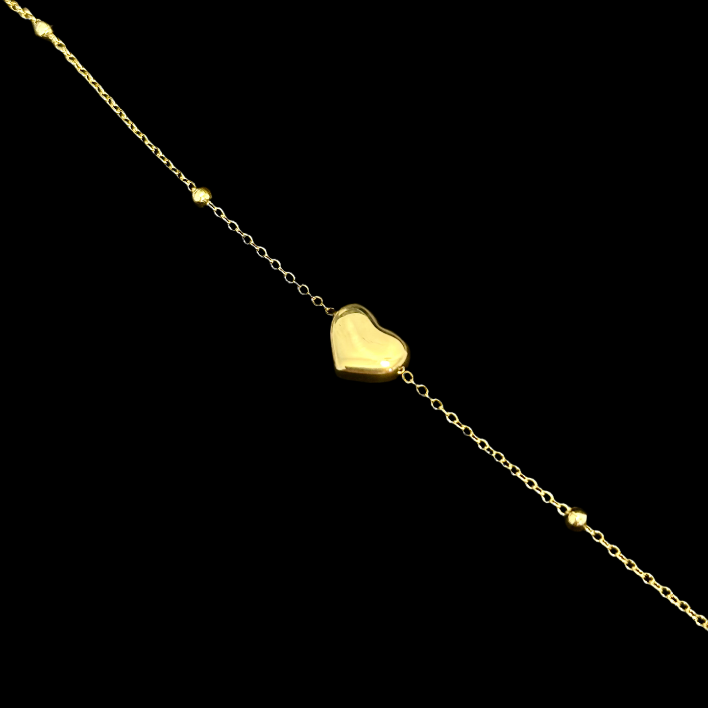 Gold Heart Bracelet