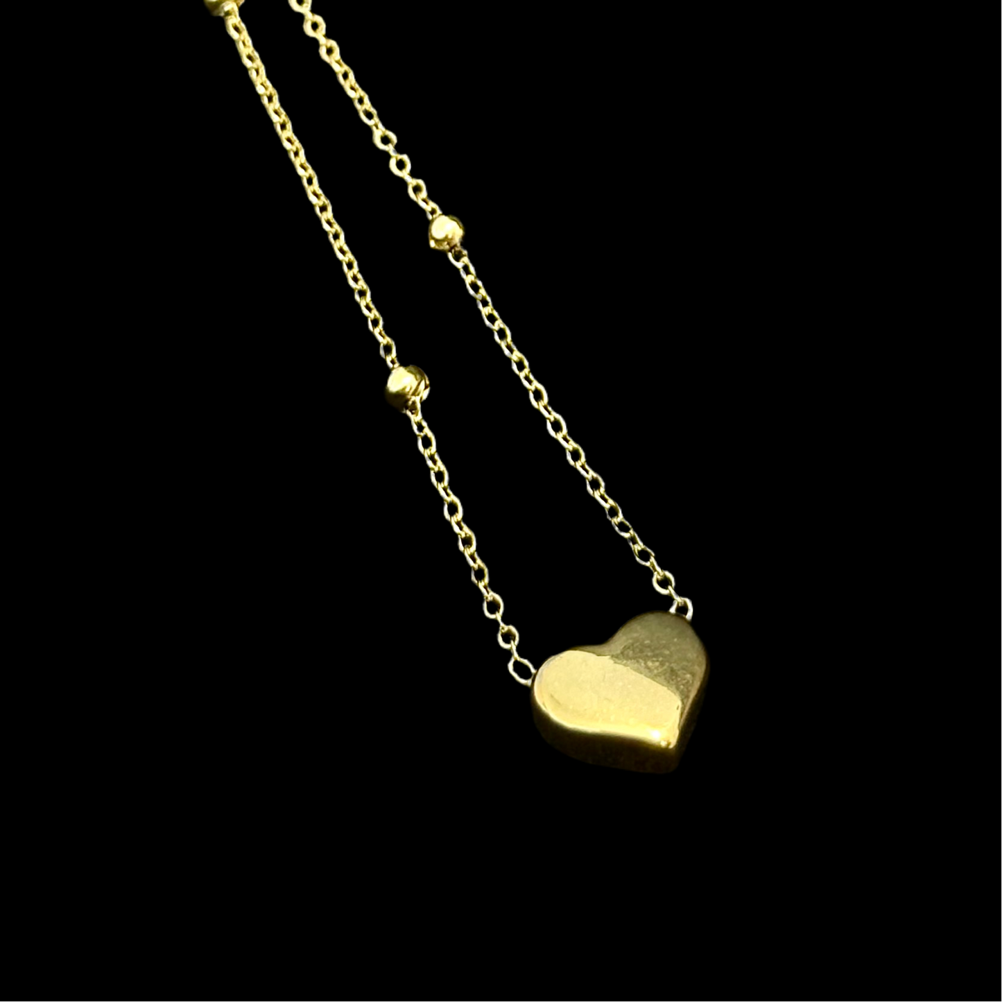 Heart Pendant Locket (Gold)