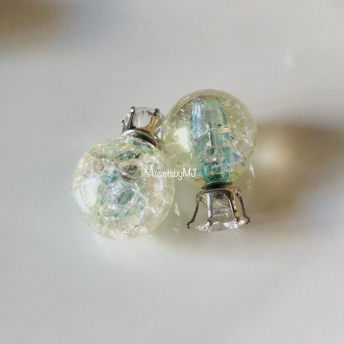 Double Sided Earring (Crystal)