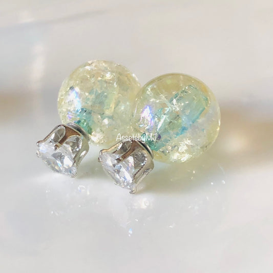 Double Sided Earring (Crystal)