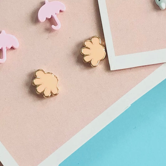 Peach palms studs🖐🏻