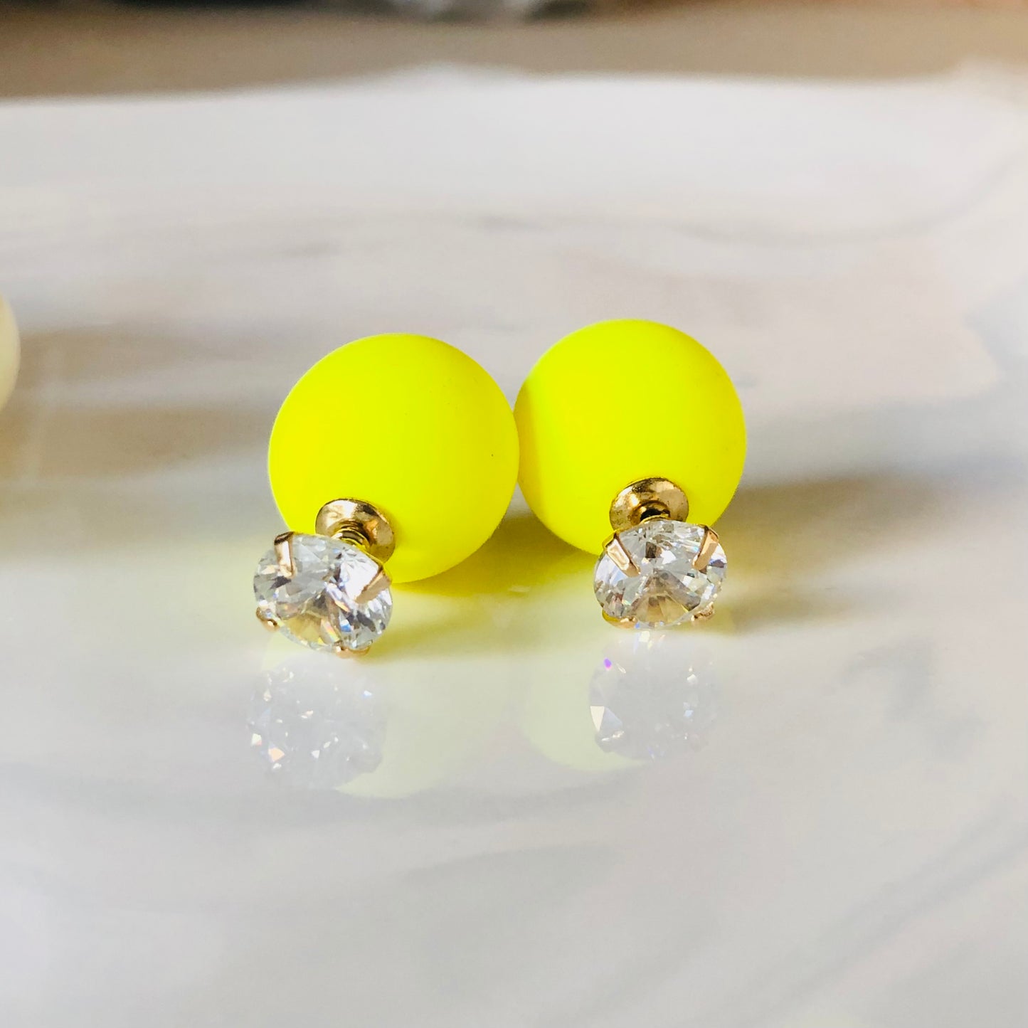 Double Sided Earring (Neon love)