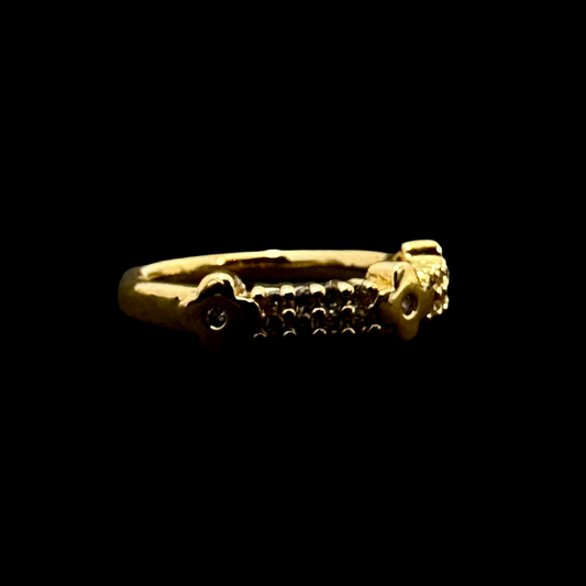 Carved Gold Ring