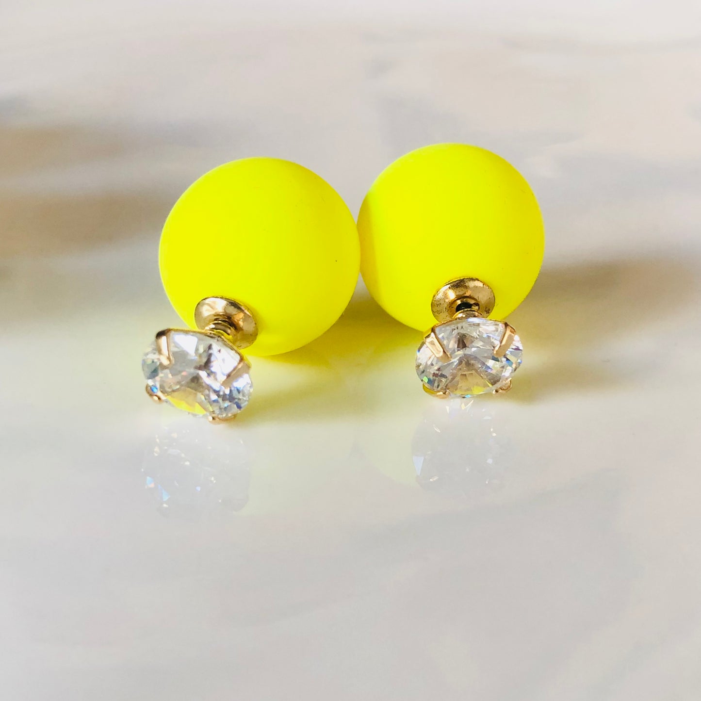 Double Sided Earring (Neon love)