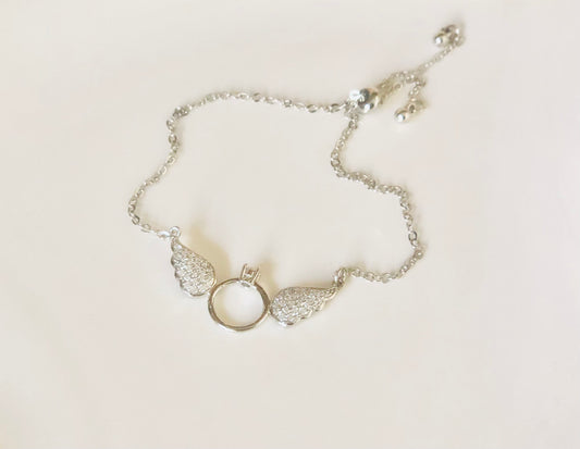 Angel Wings Bracelet (Silver)